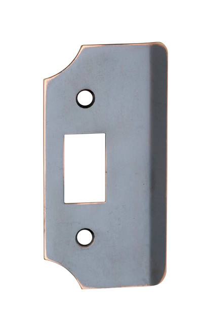 Tradco Extended Striker Plate to Suit Rebate Kit - 88 x 45mm - Antique Copper