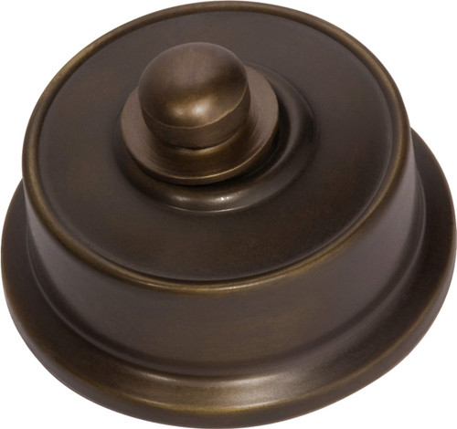 Tradco Federation Dimmer - 62mm - Antique Brass