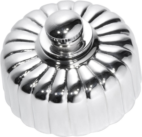 Tradco Fluted Dimmer for LED Globes - 55mm - Chrome