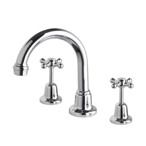 Bastow Federation Gooseneck Basin Tap - Fixed Spout