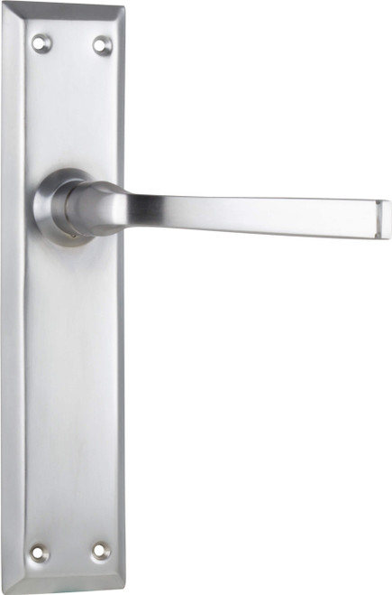 Tradco Menton Lever Door Handle - 225 x 50mm - Satin Chrome