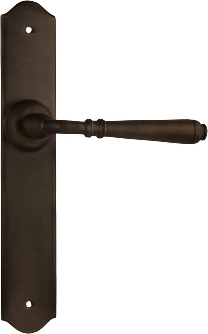Tradco Provincial Reims Lever Door Handle - 240 x 40mm - Antique Brass