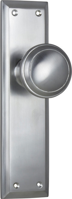 Tradco Milton Door Knob 200 x 50mm Satin Chrome