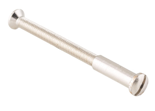 Tradco Tie Bolt (One Only) - 56mm x M4 Thread - Polished Nickel