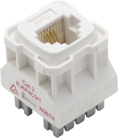 Tradco Telephone Socket - White