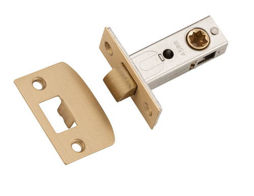 Tradco Premium Split Cam Tubular Latch - 45mm Backset - Satin Brass