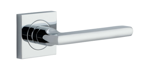 Iver Baltimore Lever Door Handle - Square Rosette - 52 x 52mm - Chrome