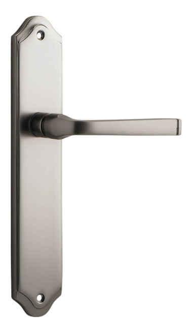 Iver Annecy Lever Door Handle | Shouldered Plate | 250 x 48mm | Satin ...