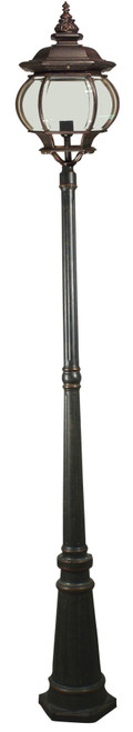 Lighting Inspirations Flinders Outdoor Lamp Post Light - 2420 x 300mm - Antique Bronze