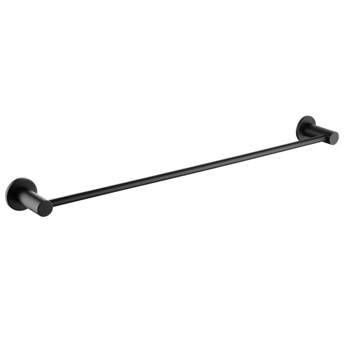 Fienza Hustle Single Towel Rail - 800mm - Matte Black