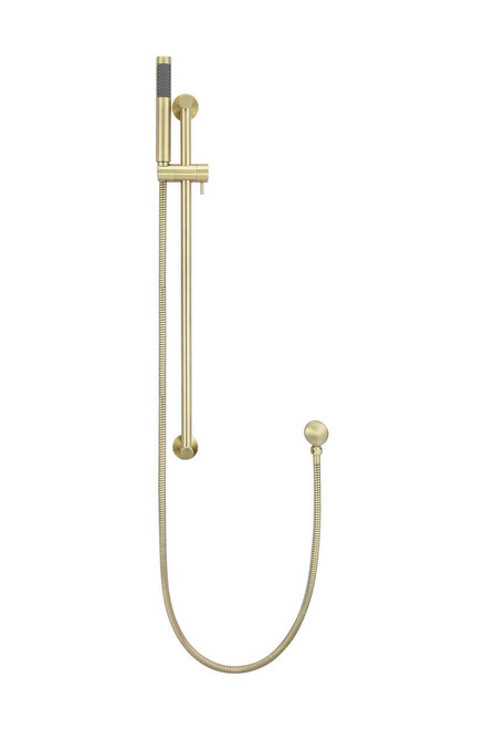 Meir Round Shower Rail Tap - Satin Brass