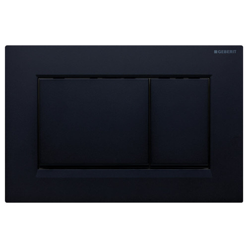 Fienza Geberit Sigma 30 Dual Flush Plate - 246 x 164mm - Matte Black