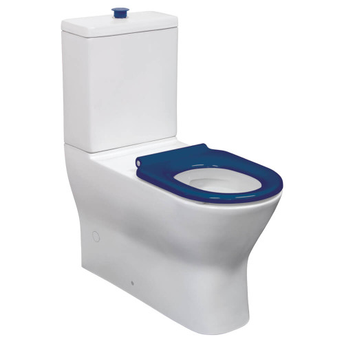 Fienza Delta Rimless Care Back To Wall Toilet Suite - Gloss White