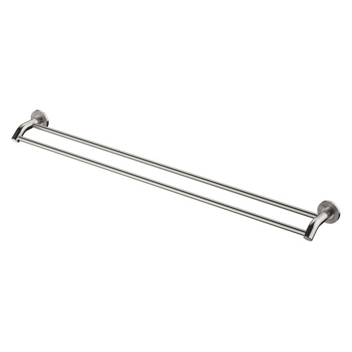 Fienza Axle Double Towel Rail - 900mm - Brushed Nickel