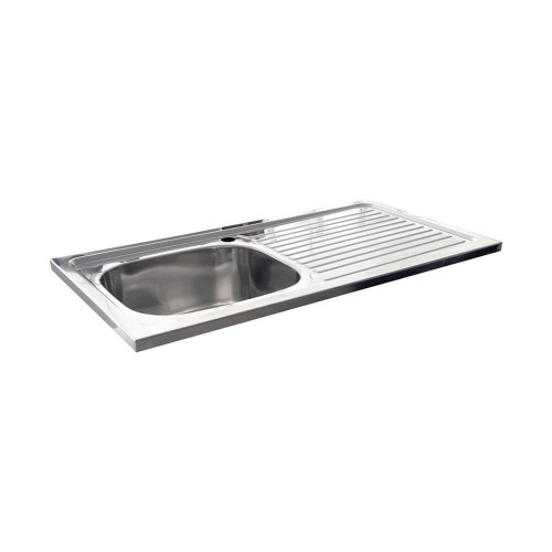 Fienza Citi Laundry Sink - 890 x 22 x 460mm - Stainless Steel