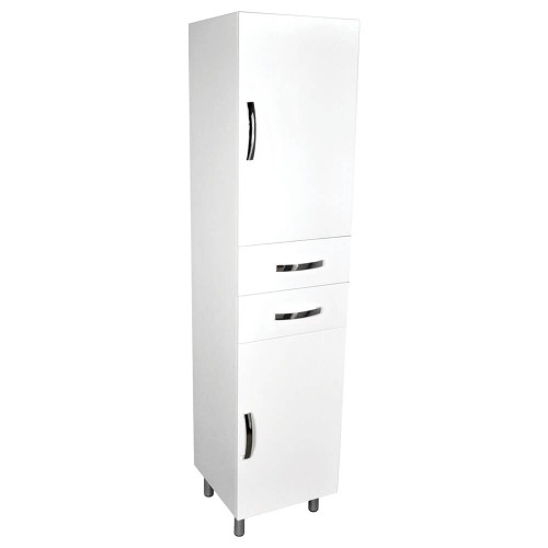 Fienza Unicab Bathroom Cabinet with Legs - Solid Doors - 1820 x 420 x 420mm - Gloss White