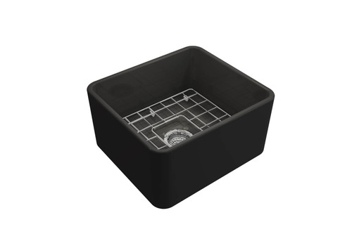 Turner Hastings Novi Butler Sink - 508 x 254 x 457mm - Matte Black