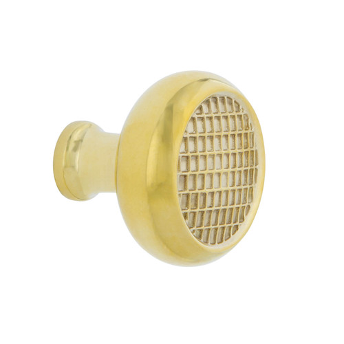 Nostalgic Arts & Crafts Cabinet Knob - 35mm - Polished Brass