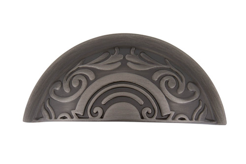 Nostalgic Victorian Drawer Pull Handle - 76mm CTC - Antique Pewter