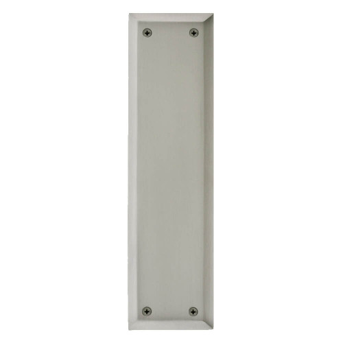 Nostalgic New York Push Plate - 254 x 70mm - Satin Nickel