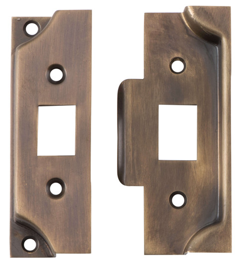 Tradco Rebate Kit to Suit Premium Latches - 90 x 32mm - Antique Brass