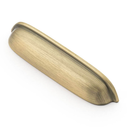 Castella Supple Drawer Pull Handle - 139mm - Brushed Antique Brass