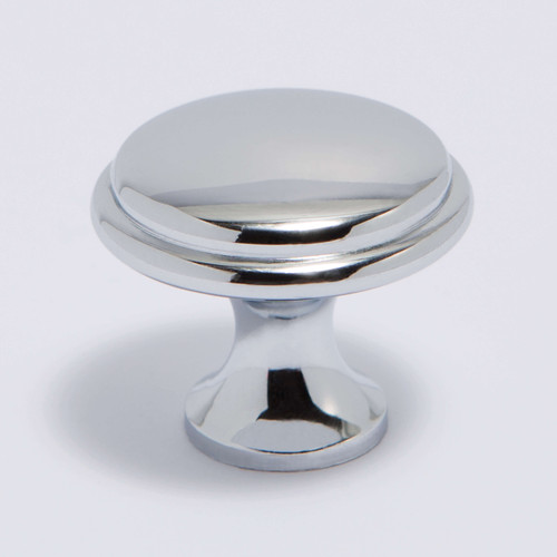 Hepburn Halifax Cabinet Knob - 30mm - Polished Chrome