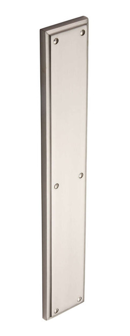 Zanda Visca Push Plate - 464 x 76mm - Brushed Nickel