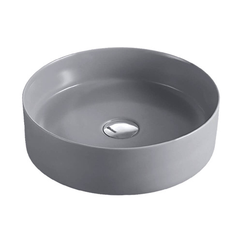 Fienza Reba Above Counter Bathroom Basin - 360 x 120 x 360mm - Matte Light Grey