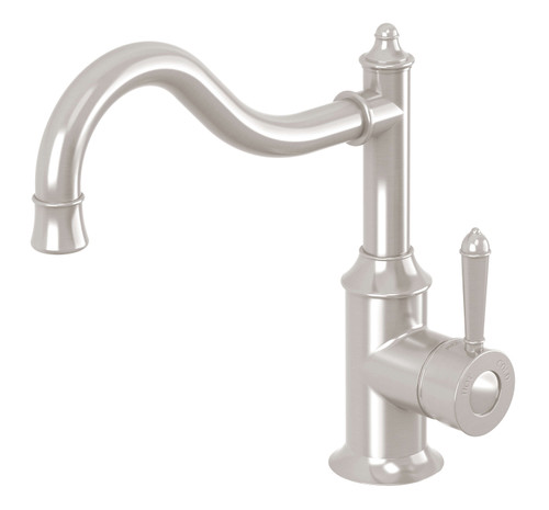 Phoenix Nostalgia English Outlet Kitchen Mixer Tap - Swivel Spout - Brushed Nickel