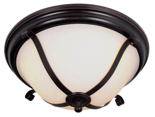 Lighting Inspirations Dallas Oyster Light - 190 x 410mm - Bronze