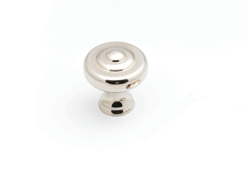 Castella Decade Fluted Cabinet Knob - 32mm - Polished Nickel