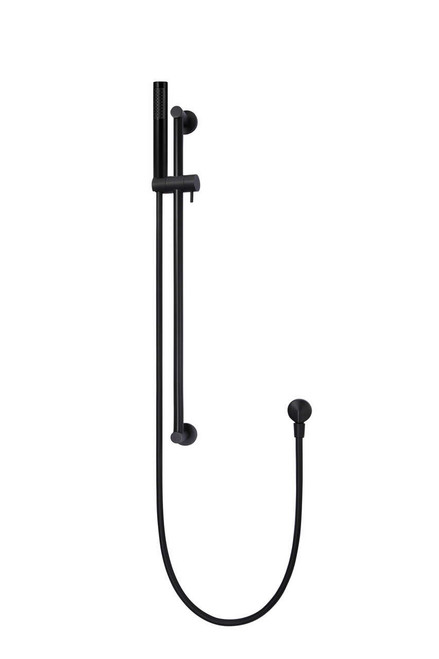 Meir Round Shower Rail Tap - Matte Black