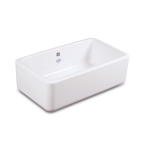 Shaws Classic Butler 800 Sink - 795 x 255 x 460mm - Gloss White