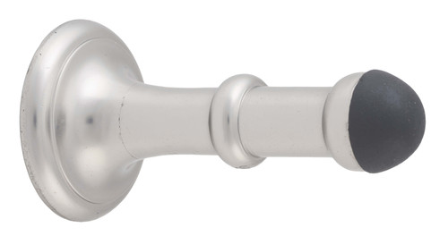 Tradco Concealed Fix Wall Mounted Door Stop - 80mm - Polished Nickel