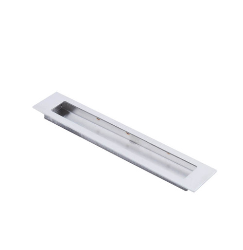 Castella Sliding Door Flush Pull - 200 x 37mm - Stainless Steel
