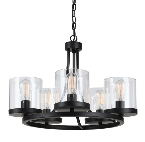 Telbix Largo Chain Pendant Light - Small - 550mm - Oil Bronze