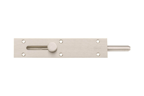 Zanda Reverse Barrel Bolt - 150 x 31mm - Brushed Nickel