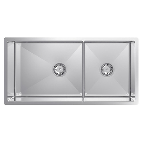 Piazza 1.75 Bowl Kitchen Sink - 889x445mm - Stainless Steel