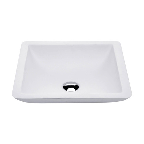 Fienza Classique 420 Above Counter Bathroom Basin - 420 x 420 x 105mm - Matte White