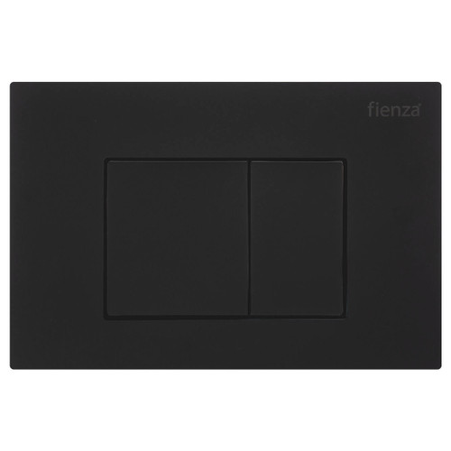 Fienza R&T Dual Square Flush Plate - 245 x 165mm - Matte Black
