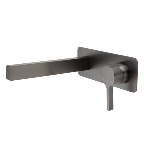 Fienza Sansa Wall Mounted Bath or Basin Mixer Tap - Gunmetal