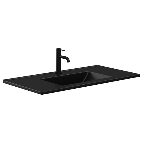 Fienza Dolce Ceramic Basin Top - Matte Black