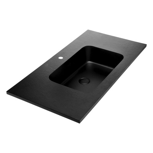 Fienza Montana Solid Surface Basin Top - Matte Black