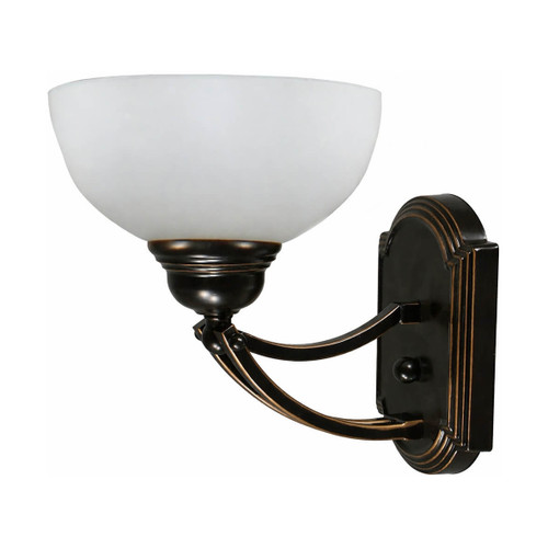 Lighting Inspirations Houston Art Deco Indoor Wall Light - Bronze