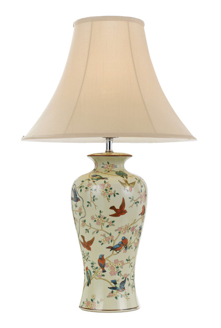 Telbix Shibo Decorative Bird Table Lamp - Cream