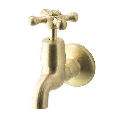 CB Ideal Roulette Wall Mounted Bibcock Tap - Female Inlet - 105mm