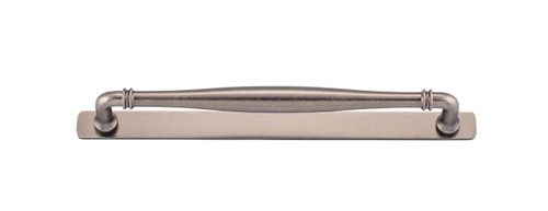 Iver Sarlat Cabinet Pull Handle with Backplate - Distressed Nickel