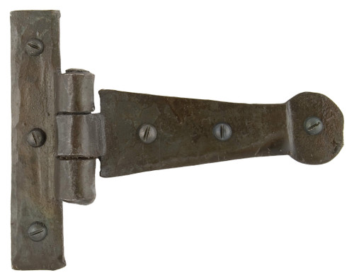 From The Anvil Penny End Decorative Tee Hinge - 105mm - Beeswax (Pair)