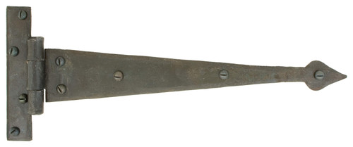 From The Anvil Arrow Head Decorative Tee Hinge - 301mm  - Beeswax (Pair)